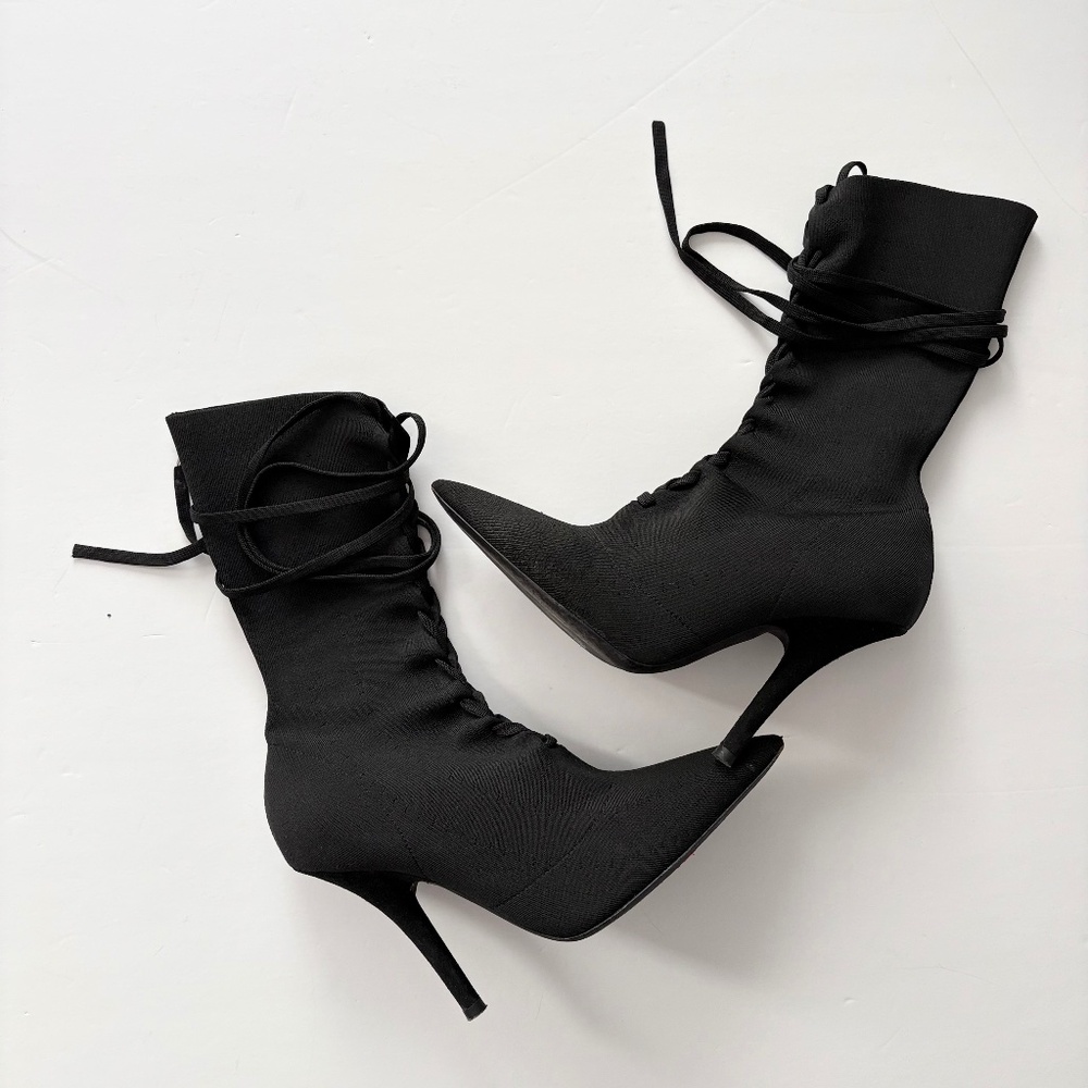 Yeezy season5 lace up boots